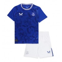 Everton Domáci Detský futbalový dres 2024-25 Krátky Rukáv (+ trenírky)